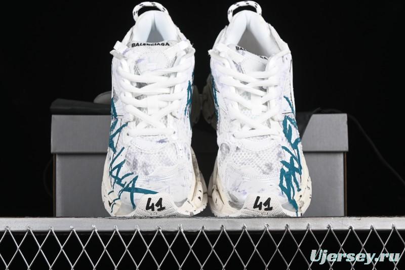 Balenciaga Runner Kith Four Color Retro Casual Shoes - W3RNY0133