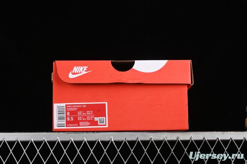 Nike Air Max 1 Retro Running Shoes with Half-Sole Air Cushion - FZ3610-072