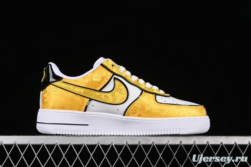 Nike Air Force 1 '07 Low DIY Golden Dragon Embroidery Casual Sneakers - CW2288-202