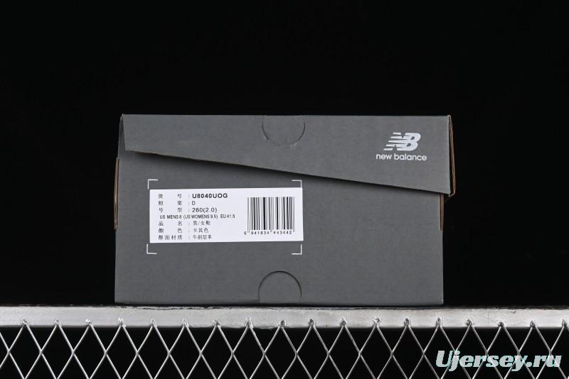 New Balance 8040 Series Cushion Slip-Resistant Breathable Low-Top Casual Shoes - U8040UOG