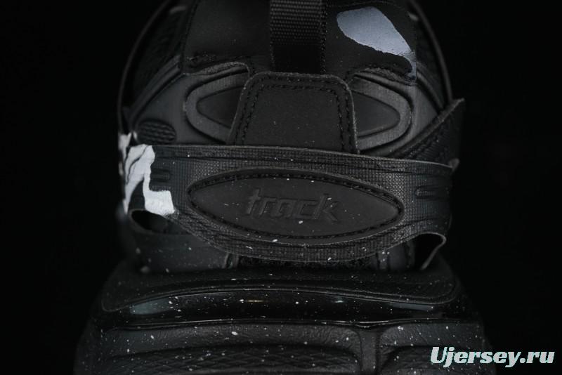 Balenciaga Track Sneaker with Transparent Heel Strap - WTRHW1090