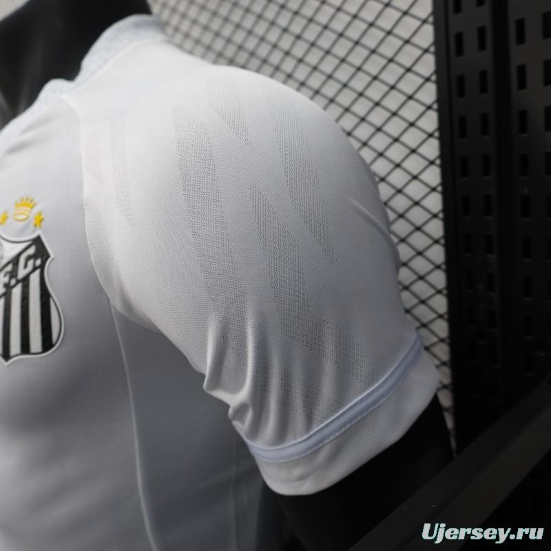 Player Version 25/26 Santos Home Jersey Without Sponsors