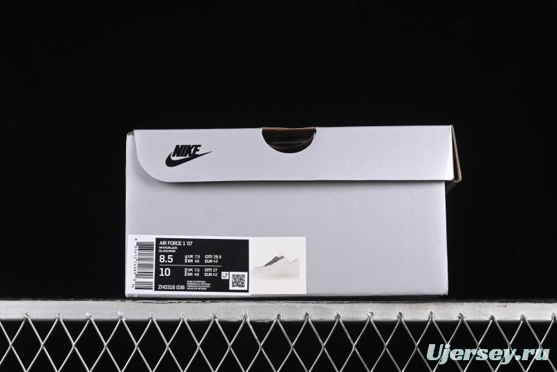 Nike Air Force 1 '07 Low Black Silk Chinese Style Casual Sneakers - ZH0316-036