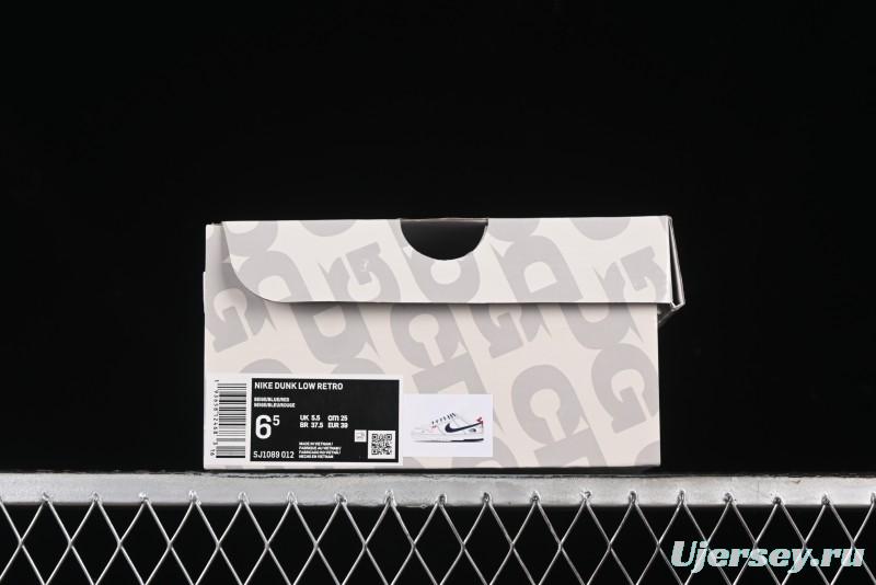 Nike SB Dunk Low The North Face Collaboration - Grey Pigskin Navy Swoosh Anniversary Custom Low-Top Casual Skate Shoes - SJ1089-012