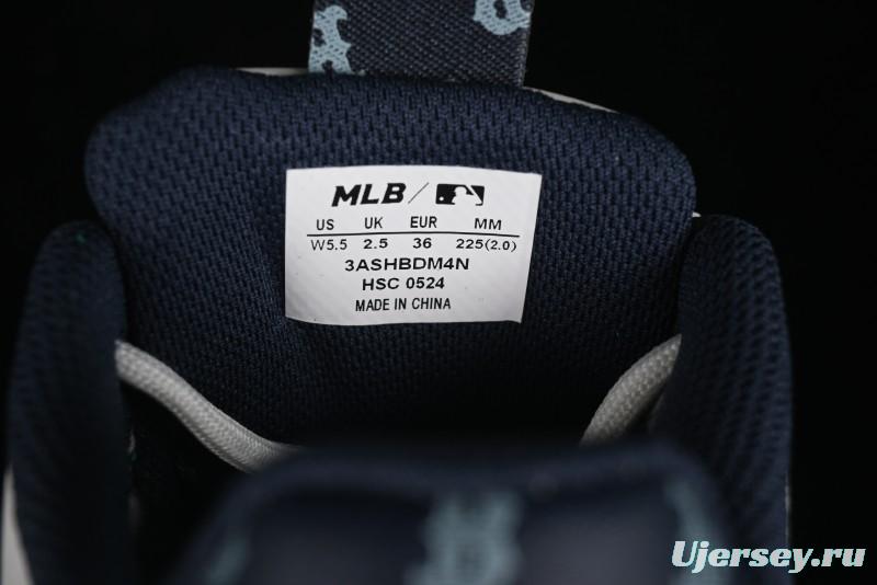 New York Yankees MLB Bigball Chunky Denim Monogram Platform Sneakers - 3ASHBDM4N43NYS