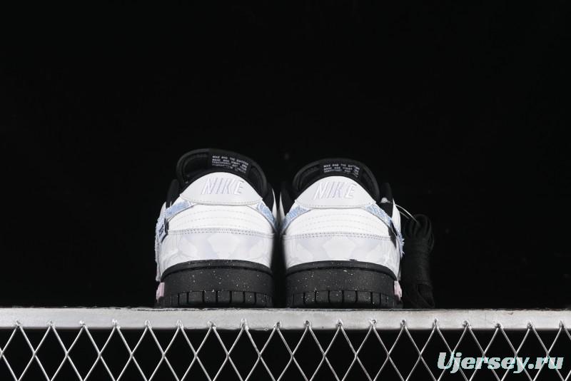 Nike Dunk Low Panda Prank Qixi Special Edition Low-Top Casual Sneakers - DD1391-100