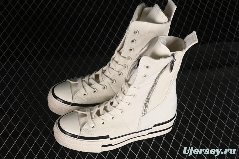 Converse Chuck 70 Plus X-High Deconstructed Platform Sneakers - A08261C