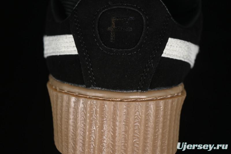 Fenty x Puma Creeper Phatty Low-Top Casual Sneakers with Comfortable and Breathable Design - 399332-01