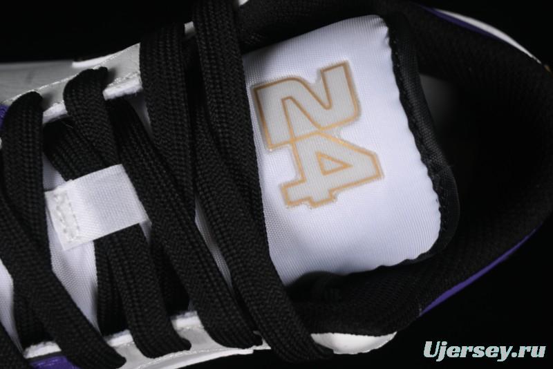 Nike Air Jordan 1 Low AJ1 Retro Basketball Shoes Lakers Purple Gold Kobe Tribute - DC2024-028