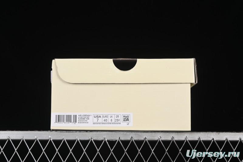 Nike Travis Scott x Fragment Design x Air Jordan 1 Low OG SP AJ1 Supreme Collaboration - SJ0086-134