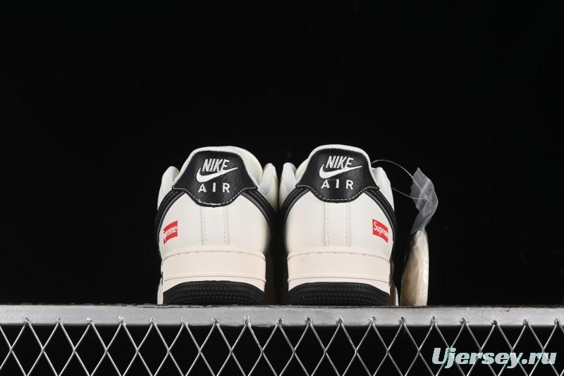 Nike Air Force 1 '07 Low Supreme Collaboration - White Black - XZ3368-001