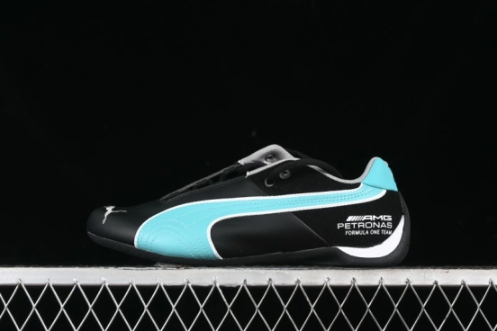 Puma Sparco Future Round Toe Lace-Up Leather Fabric Low-Top Lifestyle Casual Shoes - 308155-01