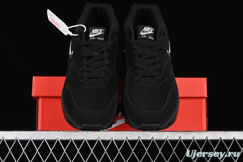 Nike Air Max 1 Retro Running Shoes with Half-Sole Air Cushion - AA0512-001