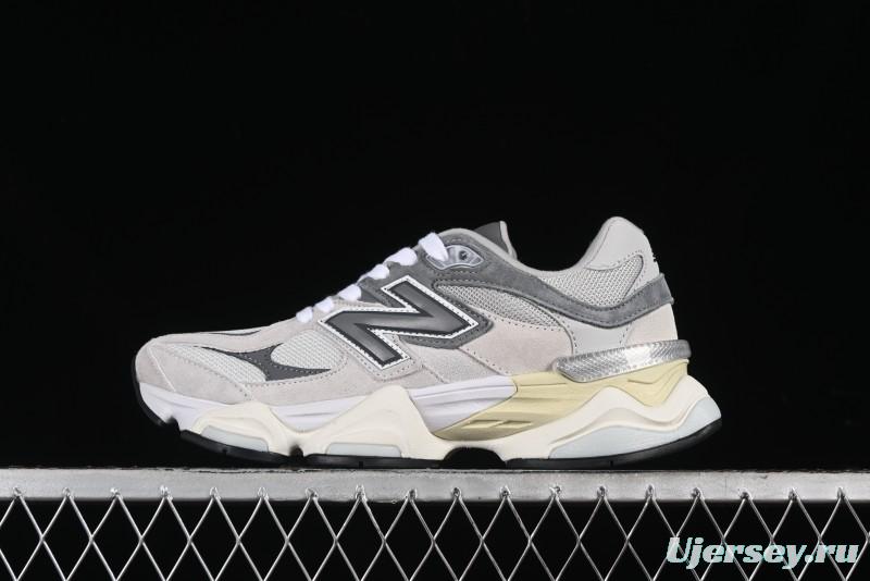 New Balance 9060 Retro Casual Running Sneakers with ABZORB Cushioning Technology - U9060GRY