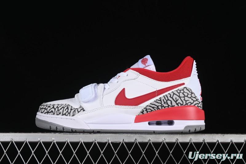 Nike Air Jordan Legacy AJ312 Low Sneakers with Triple Strap Design - FQ7827-106