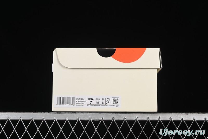 Nike Travis Scott x Fragment Design x Air Jordan 1 Low OG SP AJ1 Bape Collaboration - CH6336-008