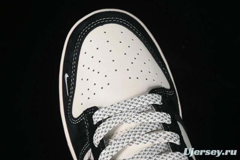 Nike SB Dunk Low Stussy Collaboration - Black Wukong Anniversary High-End Custom Low-Top Casual Sneakers - XX2025-555