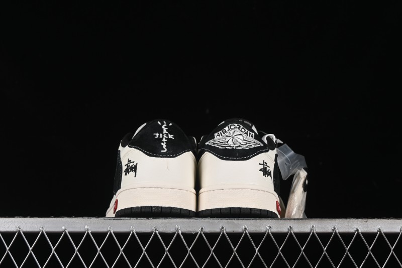 Nike Air Jordan 1 Low OG SP Travis Scott x Fragment Design Collaboration Sneakers - SJ2068-129