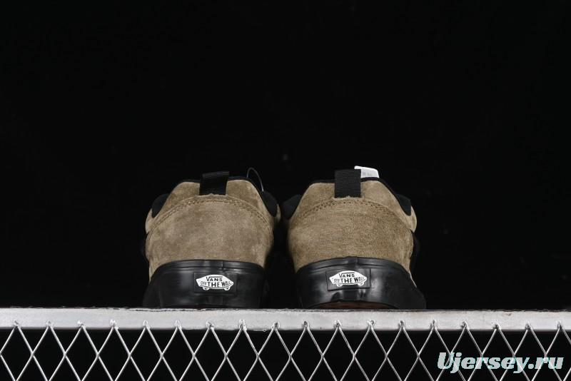 Vans Knu Skool DR Black Green New Series Chunky Sneakers - VN000CZU0BP