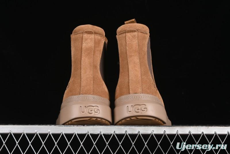 UGG Burleigh Chelsea Winter Snow Boots for Men with Lightweight Anti-Slip Sole and Genuine Wool Leather - 1152050