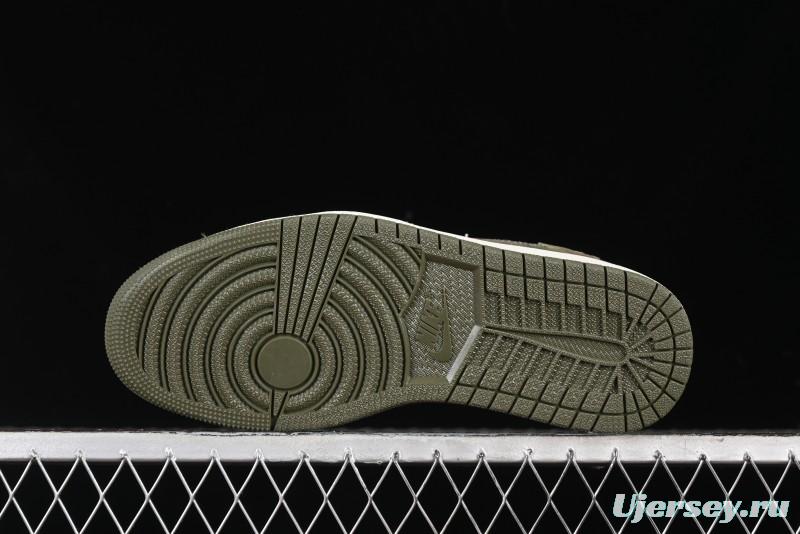 Nike Air Jordan 1 Low OG SP Travis Scott x Fragment Design Collaboration Sneakers - CH6336-014