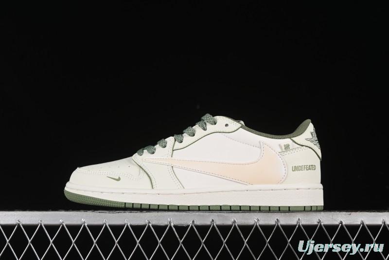Nike Travis Scott x Fragment Design x Air Jordan 1 Low OG SP AJ1 Retro Sneakers - DM7866-017