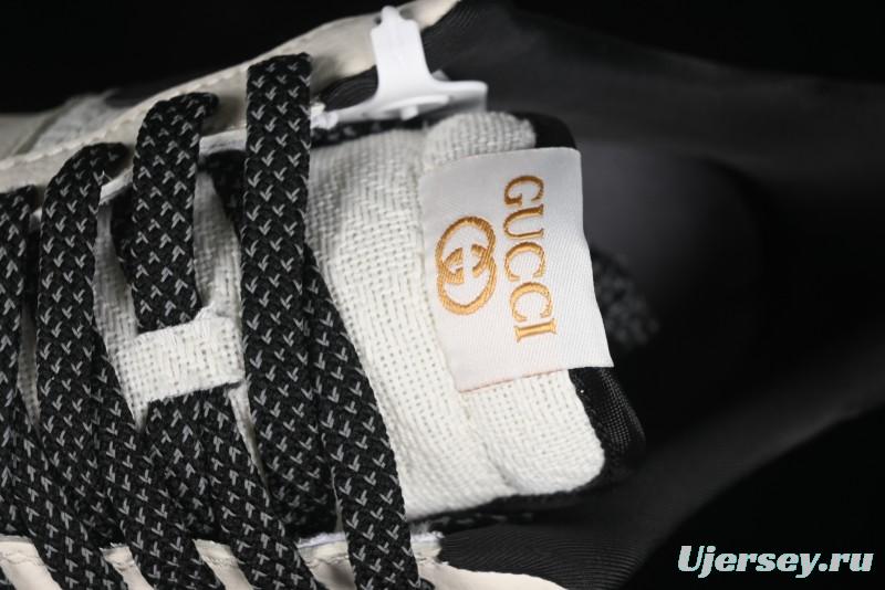 Nike Air Force 1 '07 Low Gucci Collaboration - Dark Blue Linen Casual Sneakers - XZ3398-888