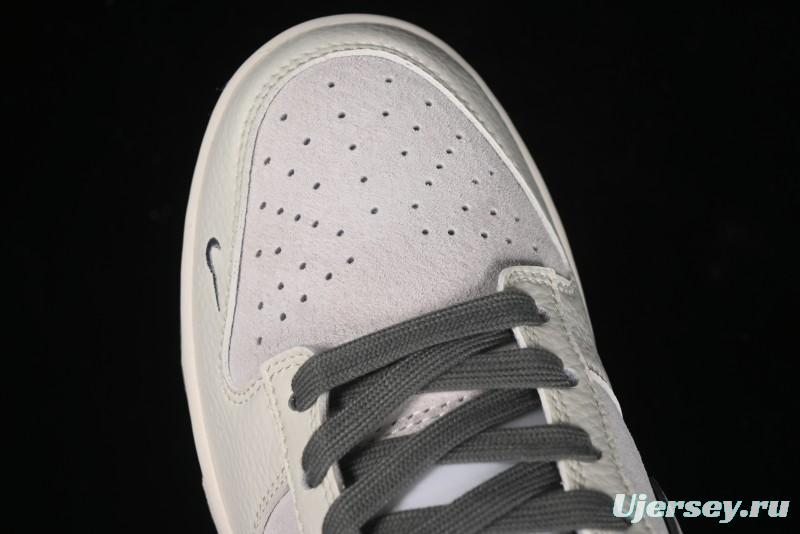 Nike SB Dunk Low Supreme Collaboration - Beige Grey Pig Anniversary High-End Custom Low-Top Casual Skate Shoes - XX2025-188