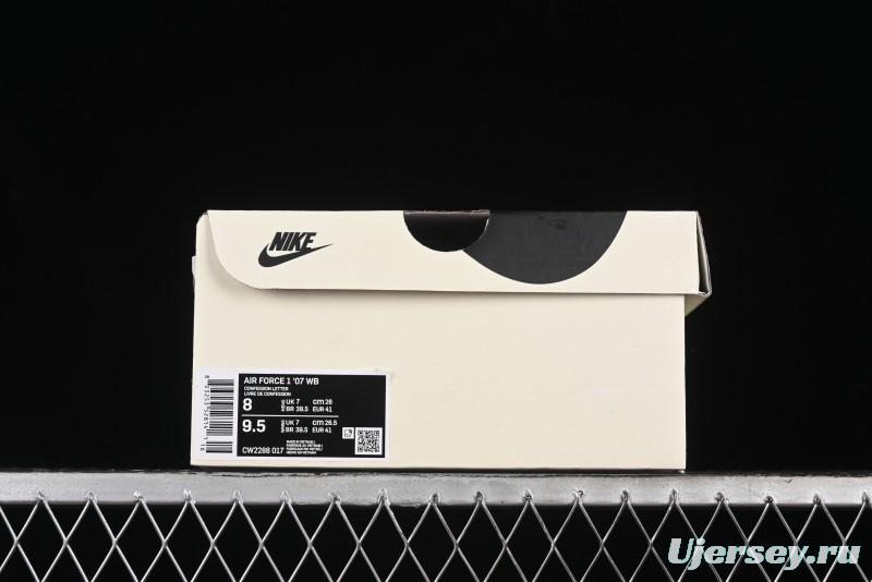Nike Air Force 1 '07 Low Graffiti White Black Casual Sneakers - CW2288-017