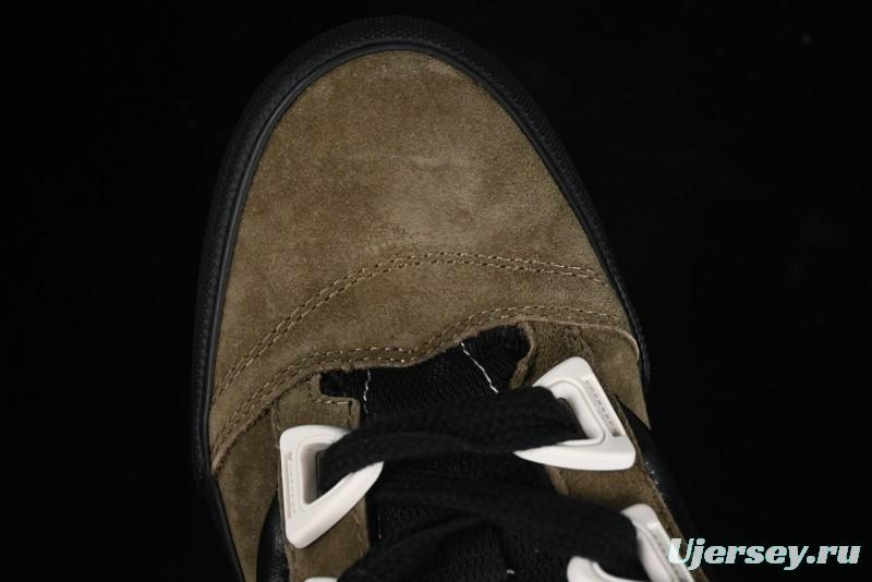 Vans Knu Skool DR Black Green New Series Chunky Sneakers - VN000CZU0BP