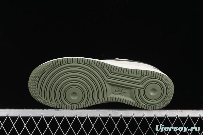 Nike Air Force 1 '07 Low QR Code Military Green Starry Sky Casual Sneakers - CU1836-966