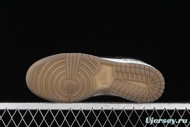 Nike Dunk Low Retro Casual Sneakers with Ancient Tang Print Design - FJ4188-001