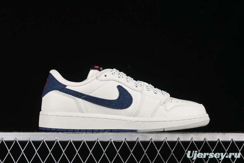 Nike Travis Scott x Fragment Design x Air Jordan 1 Low OG SP AJ1 Supreme Collaboration - JH6088-608