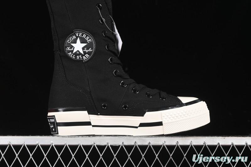 Converse Chuck 70 Plus X-High Deconstructed Platform Sneakers - A10361C