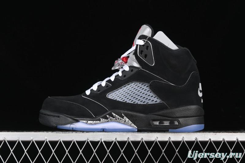 Nike Air Jordan 5 Retro Black Metallic Reimagined Basketball Shoes - HF3975-001
