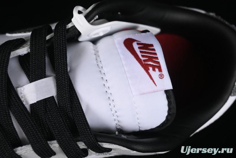 Nike Dunk Low "Glitter Swoosh" Light Silver SB Low-Top Casual Skate Shoes - HQ3462-191