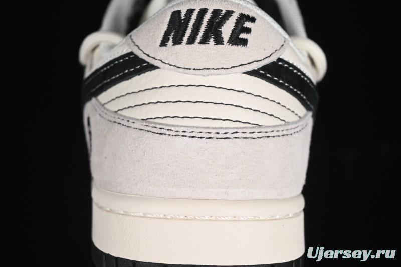 Nike SB Dunk Low BAPE Collaboration - Strap Black Hook Anniversary High-End Custom Low-Top Casual Skate Shoes SJ2068-299