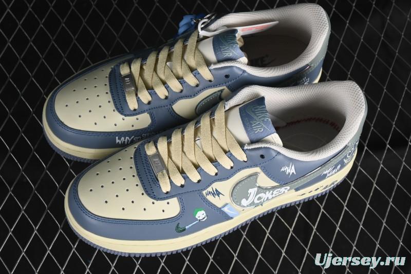 Nike Air Force 1 Low "Ghost Fire Clown" Halloween Themed Casual Sneakers - XL2321-333