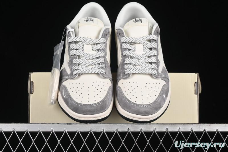 Nike Travis Scott x Fragment Design x Air Jordan 1 Low OG SP AJ1 Retro Sneakers - XY2688-124