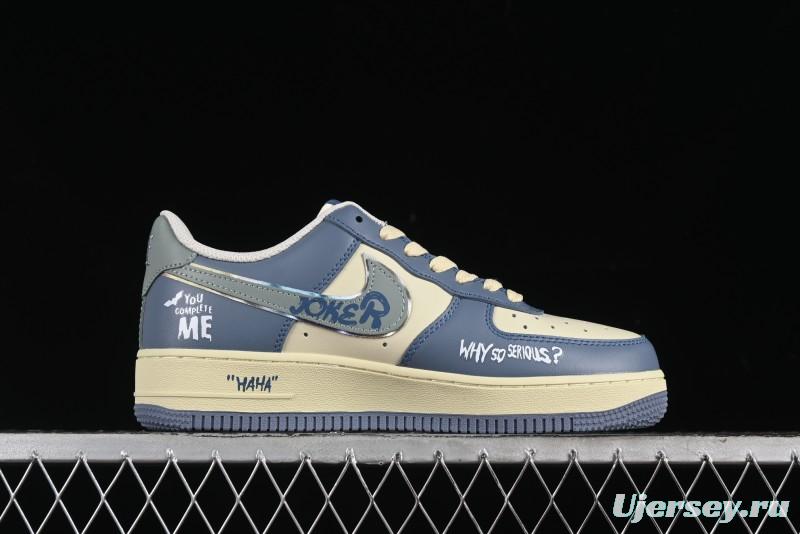 Nike Air Force 1 Low "Ghost Fire Clown" Halloween Themed Casual Sneakers - XL2321-333