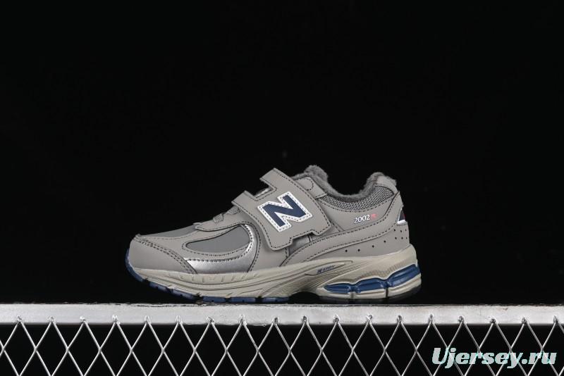 New Balance 2002R Series Hook & Loop Kids Shoes with Fleece Lining - PV2002RA