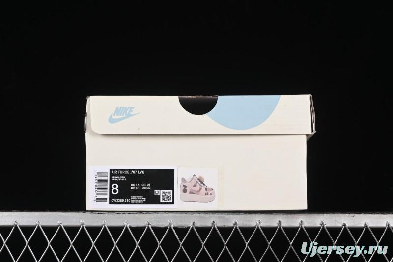 Nike Air Force 1 '07 Low Farting Bear Casual Sneakers - CW2289-230