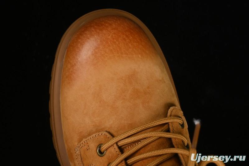 Timberland Outdoor Mid-Top Casual Martin Boots with Premium Italian Suede Leather - TB10059YELLOW