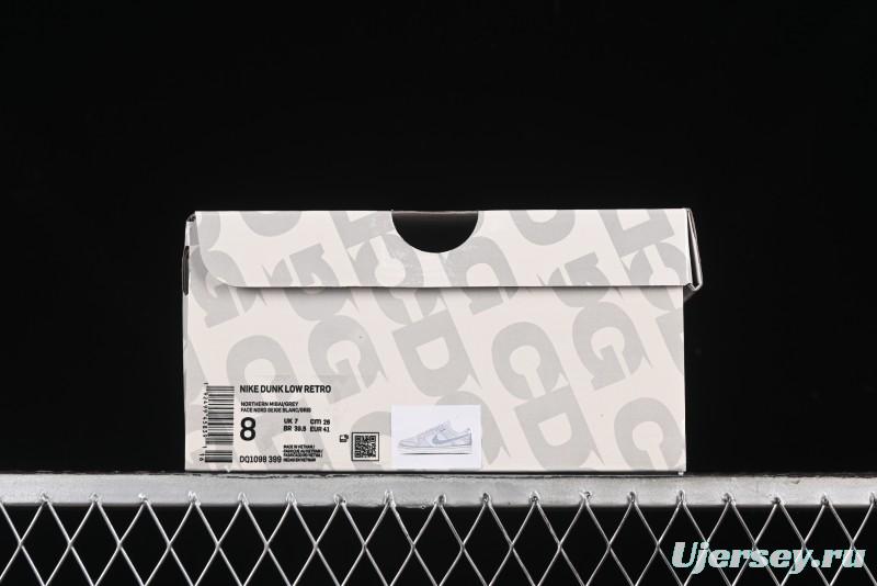Nike Dunk Low The North Face CDG Collaboration - Sky Blue SB Low-Top Casual Skate Shoes - DQ1098-399