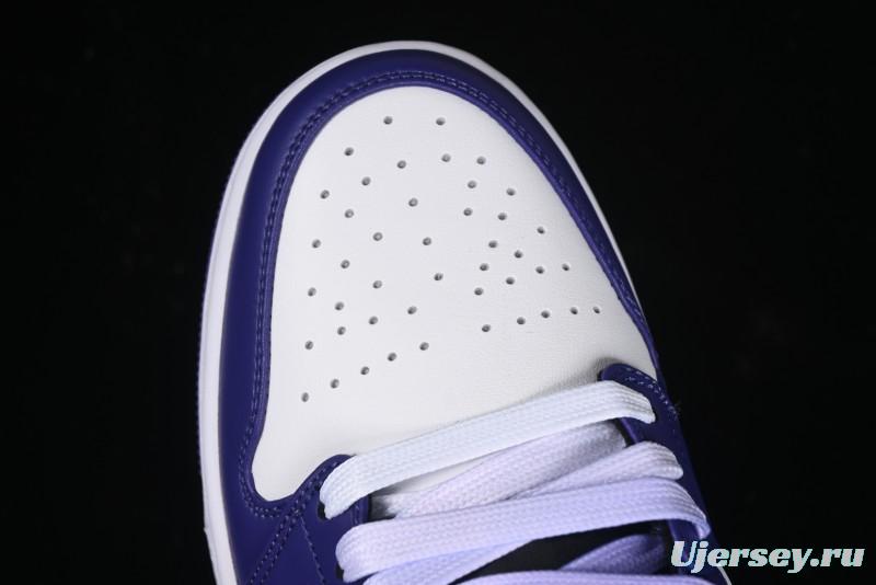 Nike Air Jordan 1 Low AJ1 Grape Purple Low-Top Basketball Shoes - 553558-500