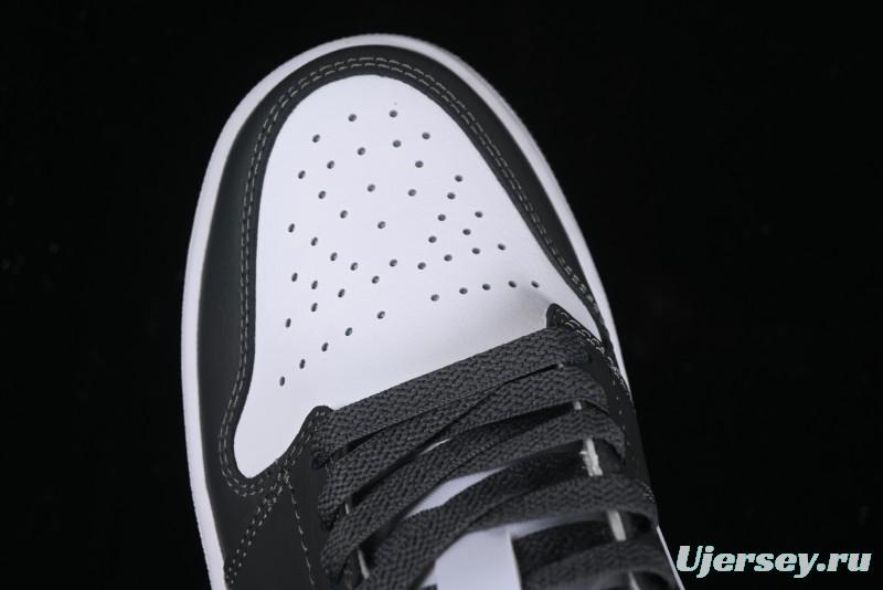 Nike Air Jordan 1 Low Iron Grey Casual Sneakers - 553558-152