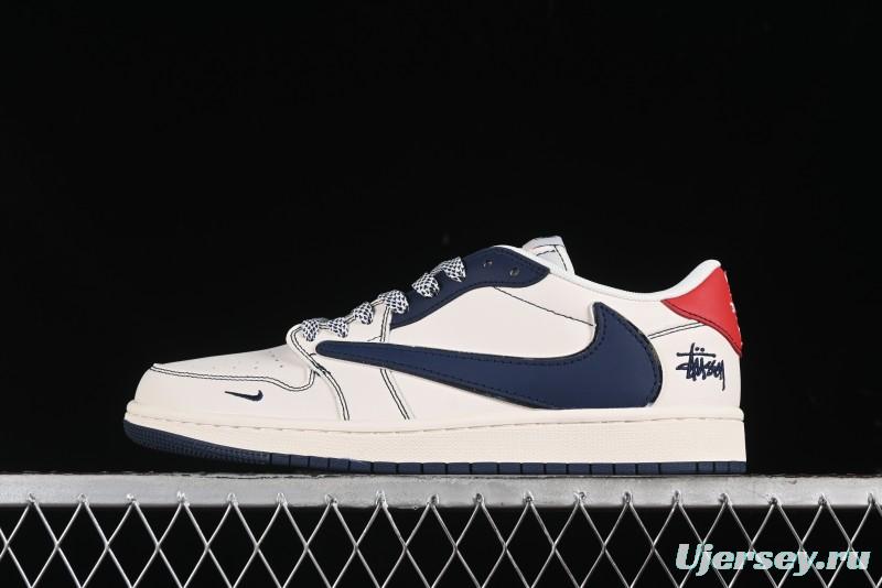 Nike Travis Scott x Fragment Design x Air Jordan 1 Low OG SP AJ1 Retro Sneakers - XZ3398-001