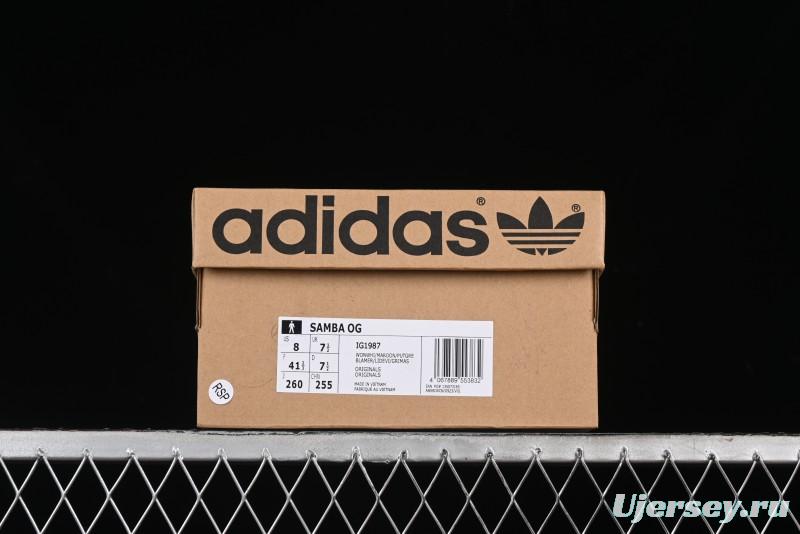Adidas Originals Samba OG Retro Casual Sneakers - IG1987