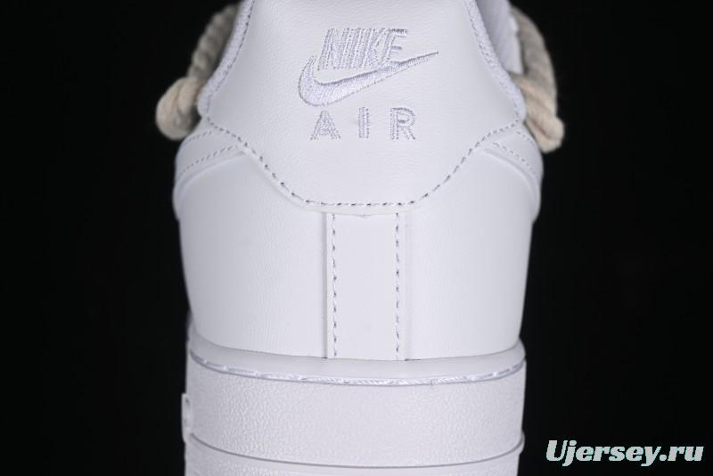 Nike Air Force 1 '07 Low White Deconstructed Casual Sneakers - CW2288-046