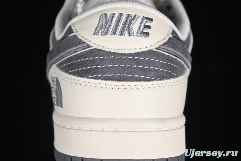 Nike SB Dunk Low The North Face Collaboration - Anniversary High-End Customized Low-Top Casual Skate Shoes - DQ1098-513